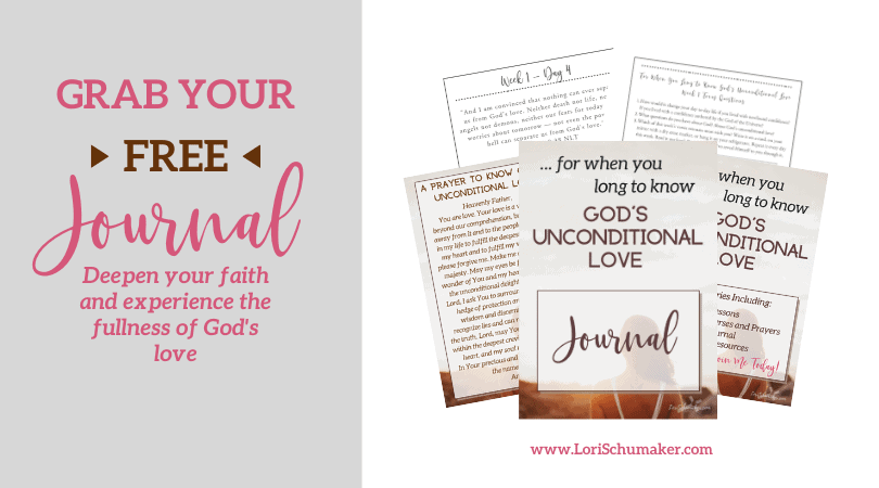 The Journal will help you deepen your faith and experience the fullness of God's unconditional love. A free supplement to the content provided in the original series.